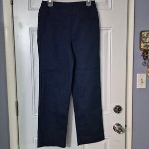 Wonderly size 4. Trousers. dark blue.Straight leg. NWOT